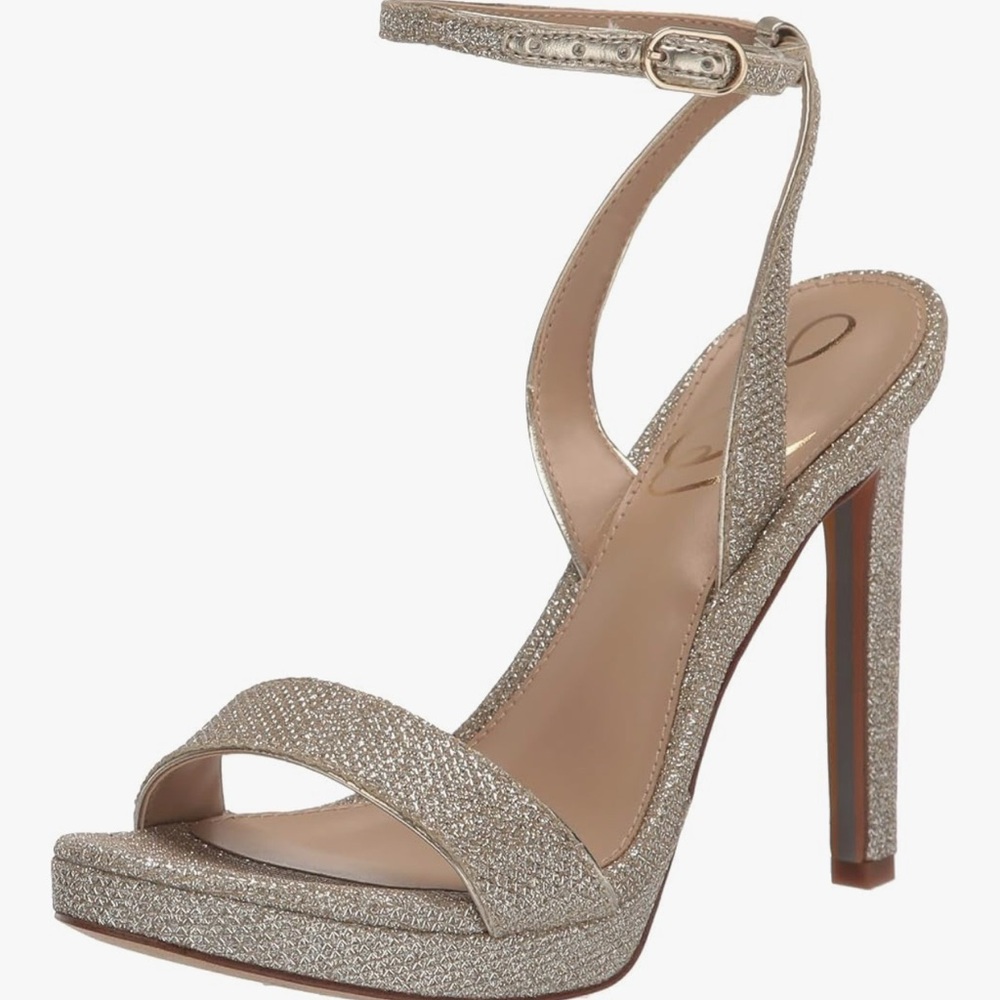 Sam Edelman Jade Jute Glam Mesh Heel Size 71/2 M